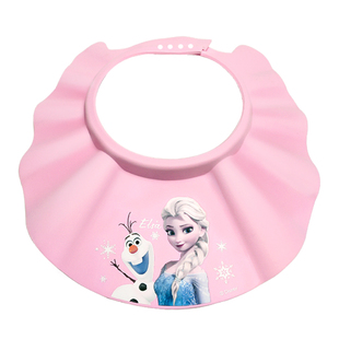 迪士尼宝宝洗头神器儿童挡水帽婴儿洗澡浴帽防水护耳小孩洗发帽子