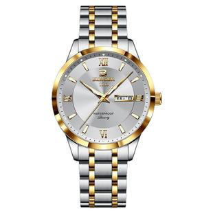 瑞士认证宾格手表男款全自动机械表防水夜光精钢高档石英男士手表