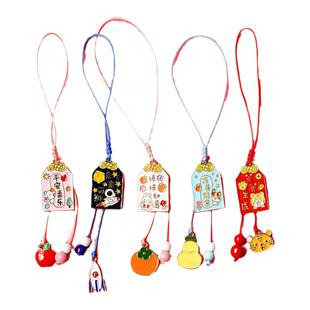 2022新款吉祥好运柿柿如意手机小挂件饰品 包挂钥匙扣u盘防丢