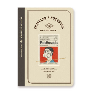 本子事多 印花TN内芯手账本 护照空白手帐本文艺复古旅行笔记本