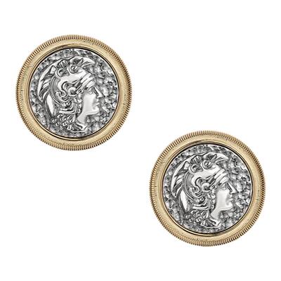 RetroChic罗马古币耳环