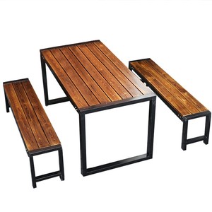 防腐木花园桌椅露台室外桌防水防晒户外庭院露天别墅阳台休闲组合