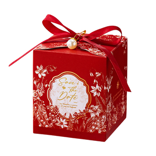 结婚喜糖盒子2025新款小众喜糖袋婚礼伴手礼回礼特别的喜糖盒空盒