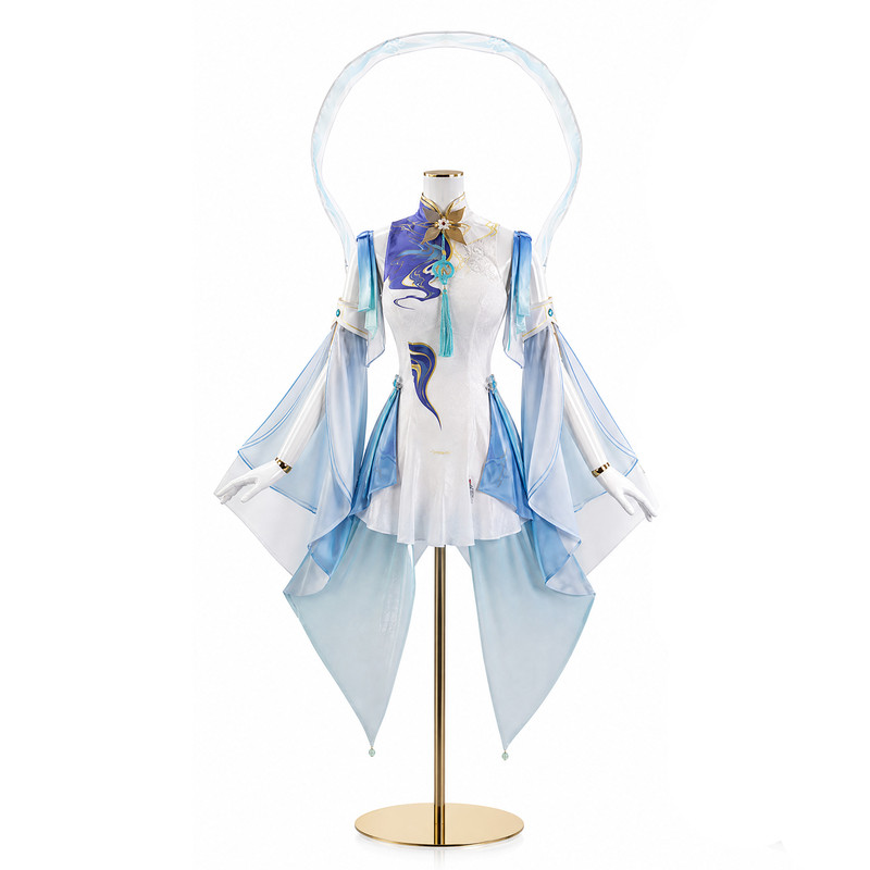 鸣潮清宵cos服心月狐岁主清冷c服