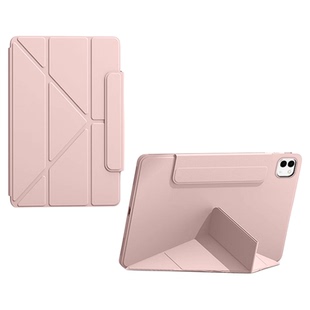 瓦浦适用于荣耀平板MagicPad3保护套新款13.3英寸磁吸搭扣MagicPad3Pro全包硅胶软壳MagicPad2笔槽支架Y折壳