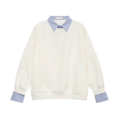 FFMR拼接假两件宽松卫衣