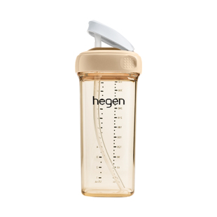 【自营】hegen海格恩吸管杯儿童学饮杯9个月以上宝宝PPSU直饮水杯