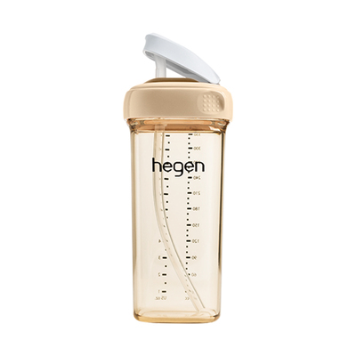 【自营】hegen海格恩吸管杯儿童学饮杯9个月以上宝宝PPSU直饮水杯