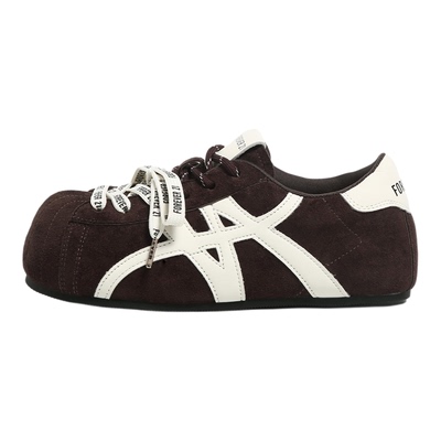 F21绒面大头泡芙鞋女款