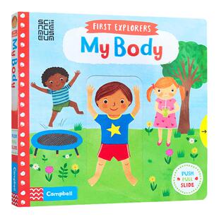 小小探索家系列我的身体英文绘本first explorers my body 幼儿知识探索启蒙 英文版儿童英语纸板书 进口书籍 英文原版英语书籍