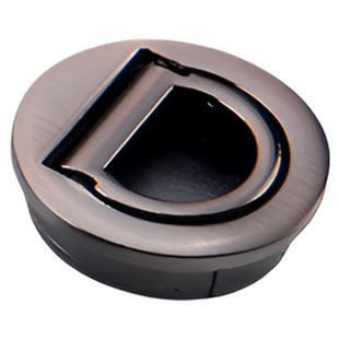 榻榻米床板隐藏暗拉手嵌入式抽屉橱柜圆拉手隐形拉环锌合金门把手