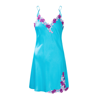 NoirTease丝质性感蕾丝吊带睡裙