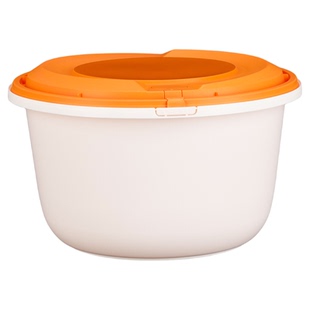 防盗锁扣打包盒灰色1250ml双层汤面分离密封打包碗1750毫升200套