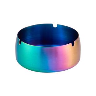 不锈钢烟灰缸商用创意个性防摔烟盅酒吧清吧酒店烟灰缸定制logo