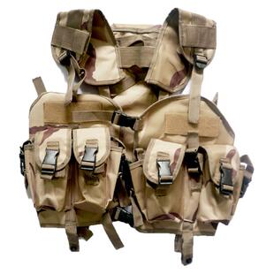 户外钓鱼摄影美式97海豹水袋真人CS战术背心军事黑色马甲装备男款