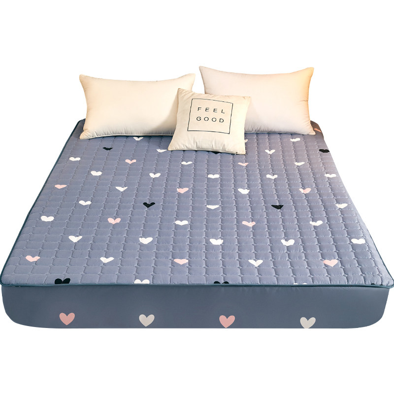 床笠单件夹棉加厚席梦思床垫保护套床单防滑固定床罩全包防尘罩套