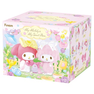 三丽鸥盲盒美乐蒂必爱诺小鸟奇遇萌粒手办正版周边公仔玩偶摆件