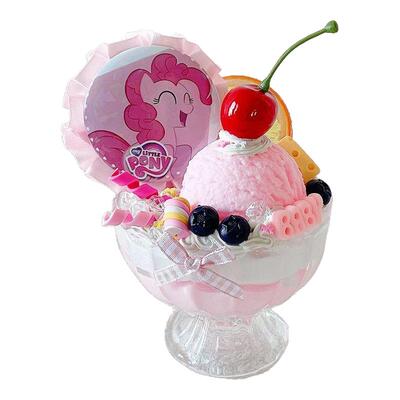 冰淇淋杯吧唧托手作谷美手工成品