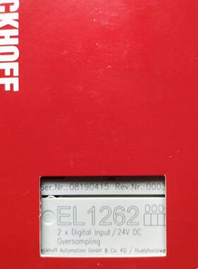 议价倍福EL1262 BC8150 EL9512 EL6624 KL3102全新现货德国顺丰包