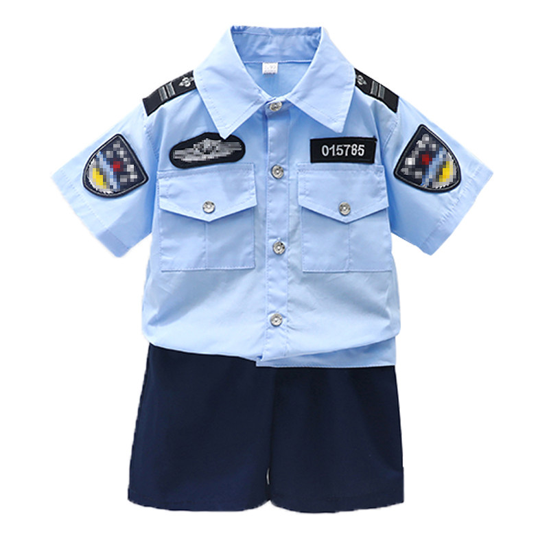 【宝妈力荐款】纯棉儿童警官套装