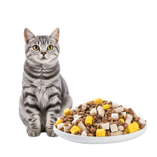 美短专用猫粮成猫幼猫通用营养全价冻干10斤实惠装虎斑平价款20