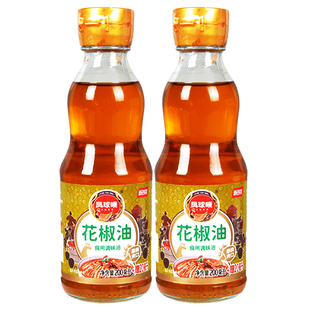 凤球唛花椒油特麻特香青花椒油凉拌菜炒菜调味料家用麻椒油2瓶装