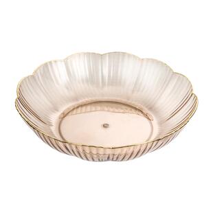 轻奢风2025新款水果盘客厅家用茶几塑料网红高档托盘糖果篮零食盆