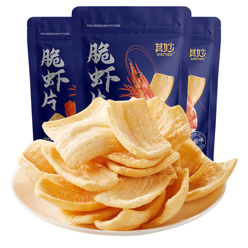 脆虾片薯片虾条酥脆鲜虾片