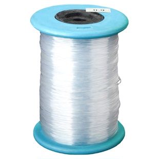 透明无弹力鱼线 手工串珠绳水晶编织线缠绕戒指线细线尼龙鱼丝绳