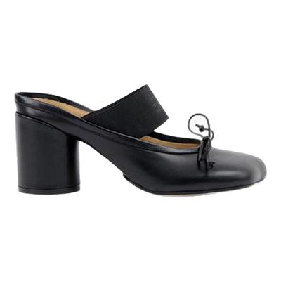 MM6纯色饰带日常通勤单鞋