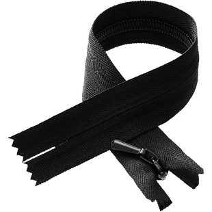 YKK3号隐形拉链20-60cm尼龙闭口有锁裙子抱枕拉锁连衣裙服装配件