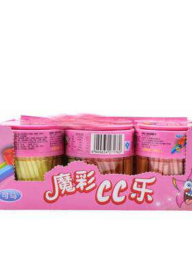 吸管糖怀旧零食果味CC乐