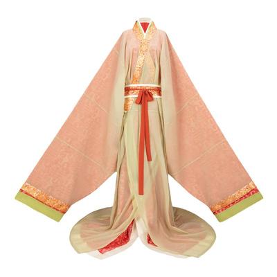 战国袍直裾袍汉服花花优选
