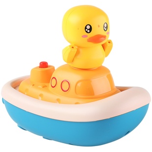 洗澡戏水神器喷水小鸭子儿童婴儿男孩海盗小黄鸭花洒宝宝小孩玩具