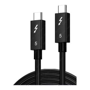 雷电5全功能双头TYPE-C数据线USB4雷雳3适用苹果雷蛇MacBook笔记本电脑移动硬盘扩展坞外置显卡坞投屏连接线