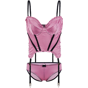 HiddeButterfly芭比风缎面珠光舒适外穿胸衣流转靡音禁果以爱