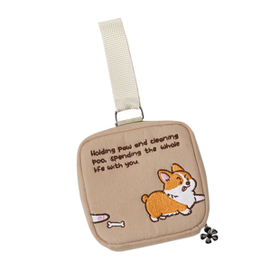 刺绣棉布卫生巾收纳包放卫生棉月事月经姨妈包口红零钱口罩小包袋