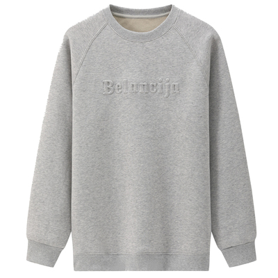 青少年保暖卫衣男加绒学生大童