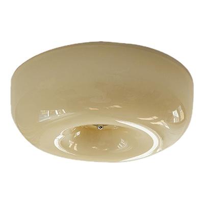 zoxy中古风卧室餐厅奶油吸顶灯