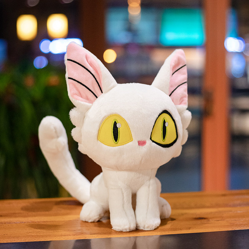 铃芽之旅大臣猫咪毛绒挂件钥匙扣电影周边左大臣猫咪动漫吊坠玩偶