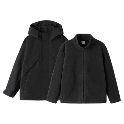 巴拉巴拉三合一外套男女两件套