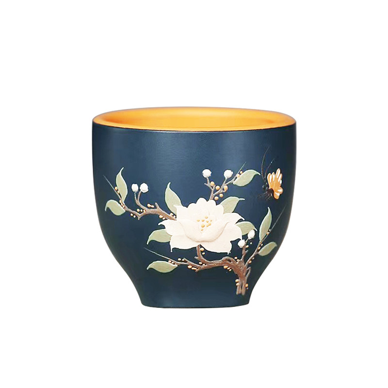 宜兴紫砂主人杯纯手工茶盏品茗杯