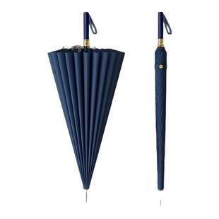 24骨长柄国风雨伞男士加大加固加厚暴雨专用伞抗风广告logo定制伞