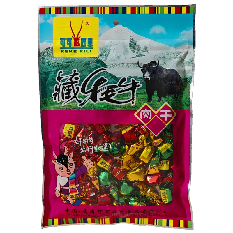青海特产 可可西里牦牛肉粒150g 清真西北零食 青藏糖果牦牛肉干
