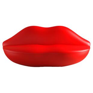 红唇沙发美容院服装店休息区接待异形网红创意设计师红色网红沙发