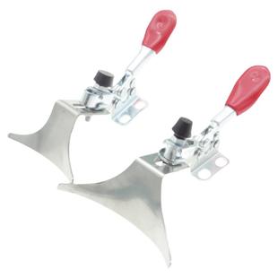 电脑鞋舌固定夹模板机快速夹具水平式夹钳定位工业缝纫机配件专业