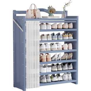 折叠鞋架免安装家用简易门口室内多层出租屋用省空间收纳神器鞋柜