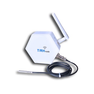 PT59远程无线温度传感器PT100变送器铂电阻油温电机测温电池供电