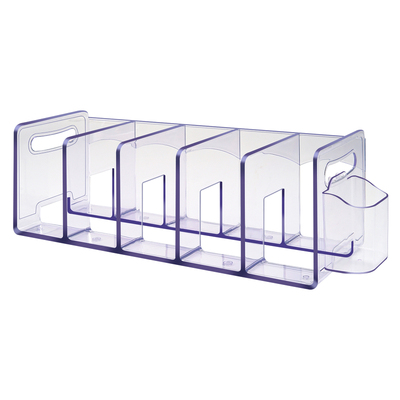 【送笔筒】透明桌面书立架阅读架