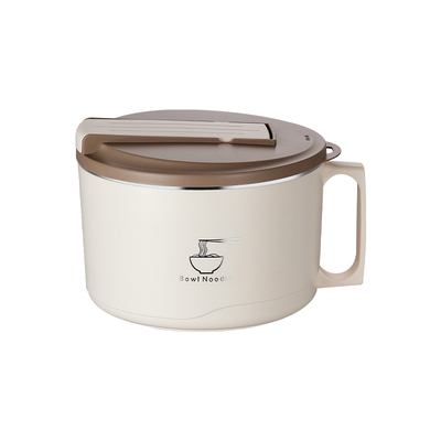 316不锈钢泡面碗学生宿舍方便面碗食堂打饭碗带盖保温大容量饭盒